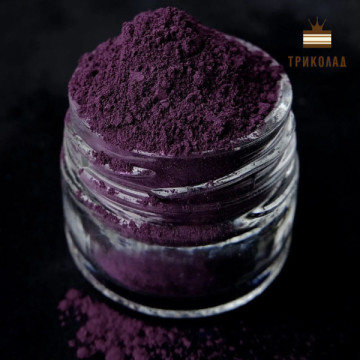 Темний баклажан / Dark Eggplant. Жиророзчинний харчовий барвник ТМ Latarte, 30 мл