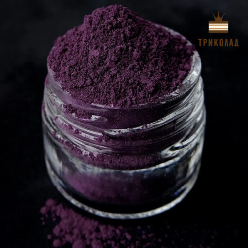 Темний баклажан / Dark Eggplant. Жиророзчинний харчовий барвник ТМ Latarte, 30 мл