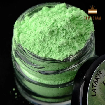 Яскраво-зелений / Bright Green. Жиророзчинний харчовий барвник ТМ Latarte, 30 мл