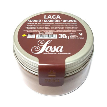 Коричневий (Brown), жиророзчинний порошковий барвник, Sosa, Іспанія, 30 г