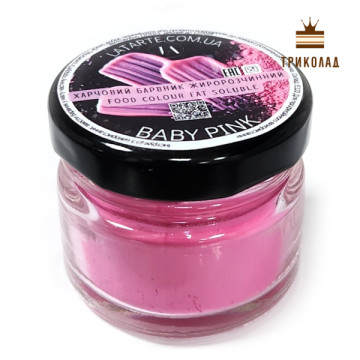 Дитячий рожевий / Baby Pink. Жиророзчинний харчовий барвник ТМ Latarte, 30 мл