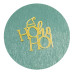 Новорічний топер  Hoho Ho! (w65 h65 мм), 1 шт., Китай 