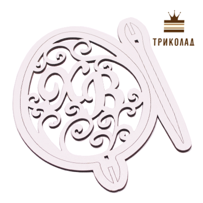 Топпер з рамкою великодній Топпер з рамкою великодній