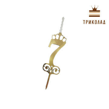 Свічка топпер Цифра 