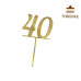 Топпер акриловий цифра 