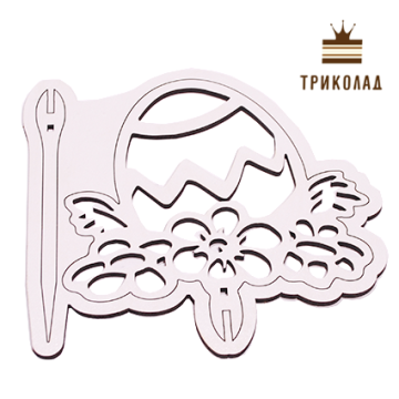 Топпер з рамкою великодній 
