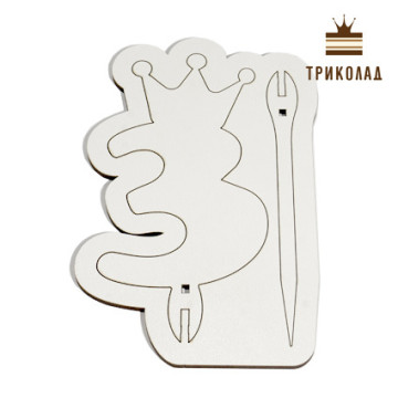Топпер із рамкою Цифра з короною 