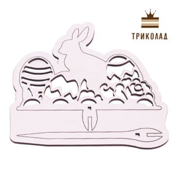 Топпер з рамкою великодній 