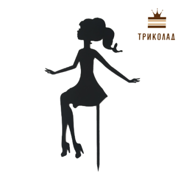 Топпер без рамки чорний 