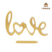 Love. Боковий топер золотий блискучий (w90 h54 мм), LP Україна, 1 шт.