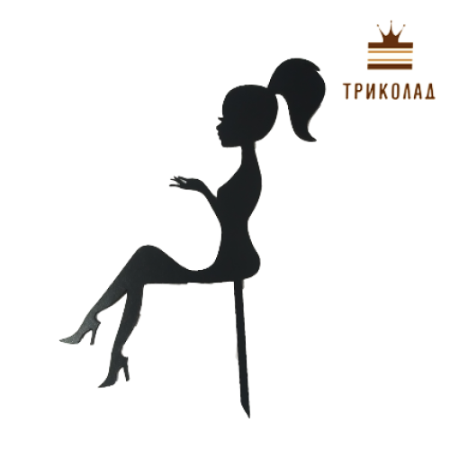 Топпер без рамки чорний 