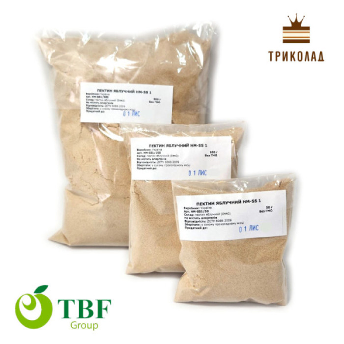 Пектин яблучний HM-SS 1, TBF Group Україна, 50 г Пектин яблучний HM-SS 1, TBF Group Україна, 50 г