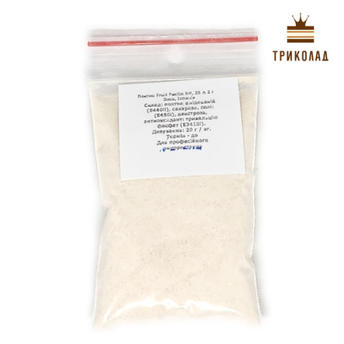 Пектин E440ii Fruit Pectin NH Nappage (термооборотний), Sosa, Іспанія, фасування 25 г Пектин E440ii Fruit Pectin NH Nappage (термооборотний), Sosa, Іспанія, фасування 25 г