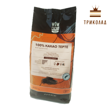 Какао терте в слайсах, WOW CACAO, 1 кг