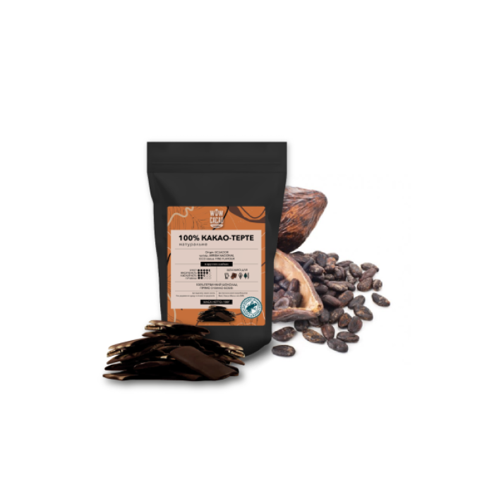 Какао терте в слайсах, TM WOW CACAO, 180 г Какао терте в слайсах, TM WOW CACAO, 180 г