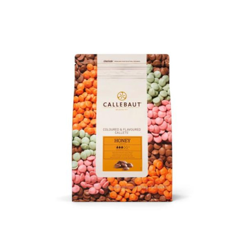 Шоколад молочний зі смаком меду Honey Callebaut Callets ТМ 33.2%, 1 кг