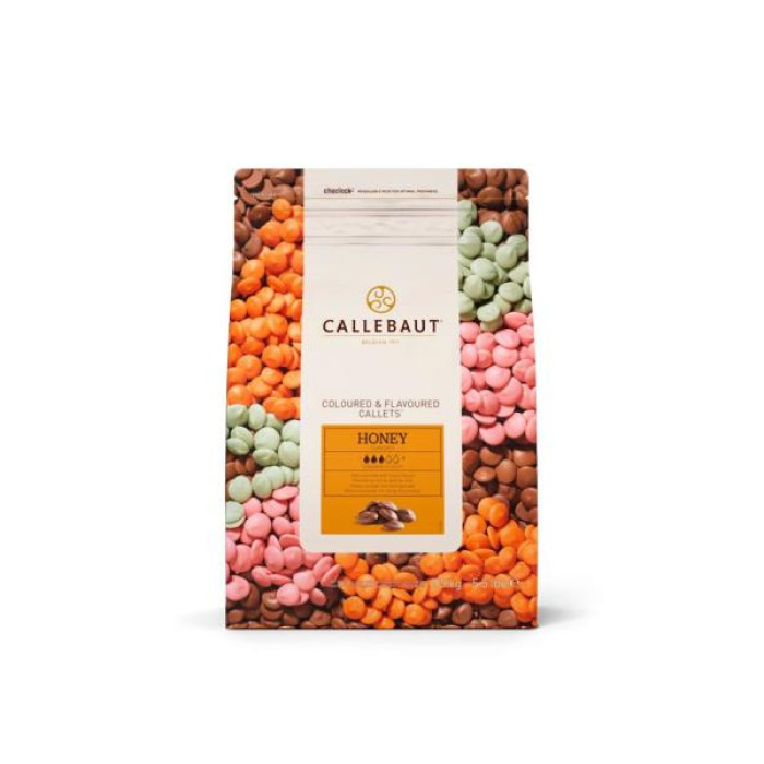 Шоколад молочний зі смаком меду Honey Callebaut Callets TM 33.2%, 2,5 кг Шоколад молочний зі смаком меду Honey Callebaut Callets TM 33.2%, 2,5 кг