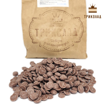 Шоколад молочний в дисках 25% 34/36MG Unigra Італія фасування 1 кг