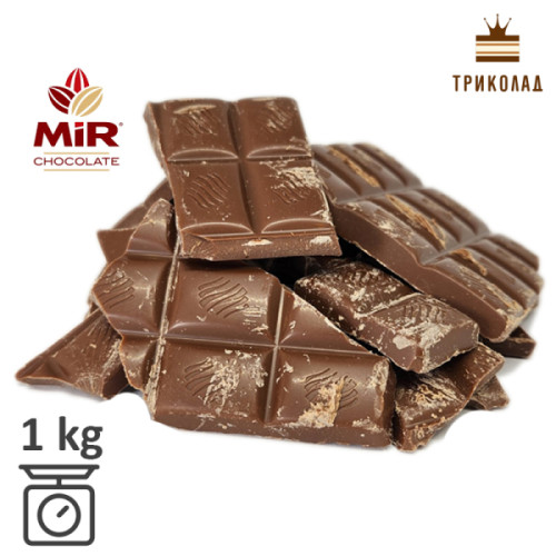 Масa шоколадна молочна 36% (M 3634-02, ламана плитка) ТМ МiR 1 кг