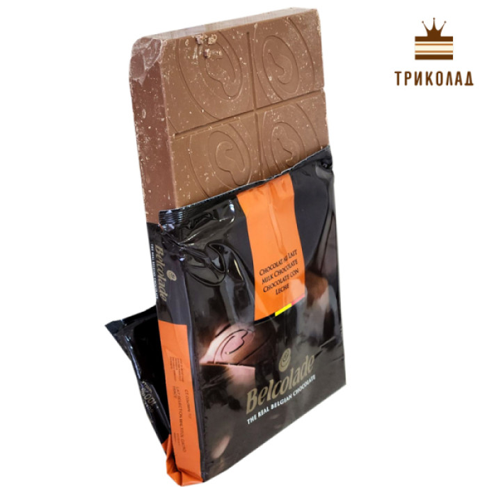 Шоколад молочний 33% без цукру (CT O3xMALT/J) Belcolade Бельгія блок моноліт 200 г Шоколад молочний 33% без цукру (CT O3xMALT/J) Belcolade Бельгія блок моноліт 200 г