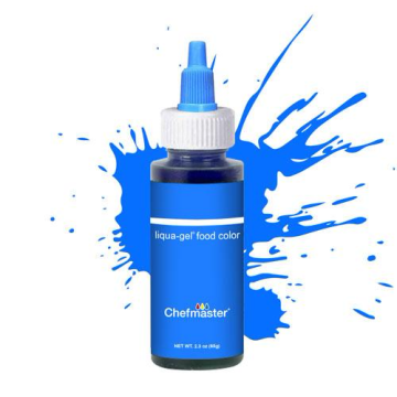 Гелевий барвник Liqua-Gel Neon Bright Blue, Chefmaster, 65 г