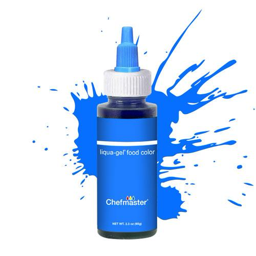 Гелевий барвник Liqua-Gel Neon Bright Blue, Chefmaster, 65 г