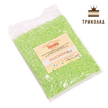 Посипання нонпарель салатове, (фасування) ТМ Сладо, 100 г