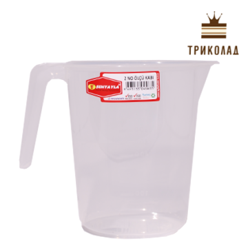 Чаша мірна овальна пластикова, 1000 мл