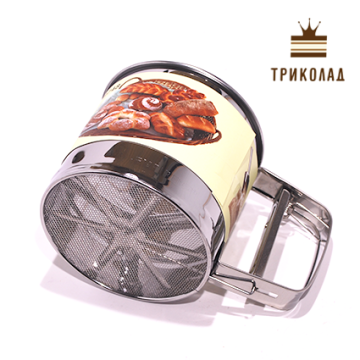 Кухоль-сито з одинарним просіюванням h 9,5 см, низ d 9,5 см, 1 шт.
