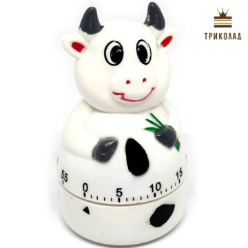 Корівка. Кухонний таймер на 55 хвилин. H10 см