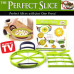 Дільник Perfect Slice (діаметр до 30 см - на 8/16, квадрат 21 х 21 см - на 9 порцій) + лопатка