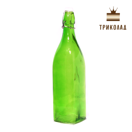 Пляшка скляна зелена V1000 мл, Empire