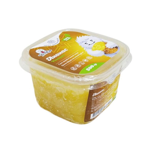 Пюре Ананас с/м без цукру ТМ YetiCo, 500 г