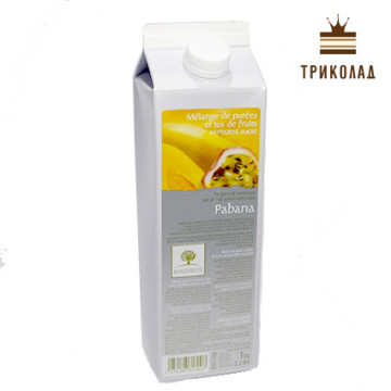 Пюре банана і маракуї тетрапак RAVIFRUIT, 1 кг