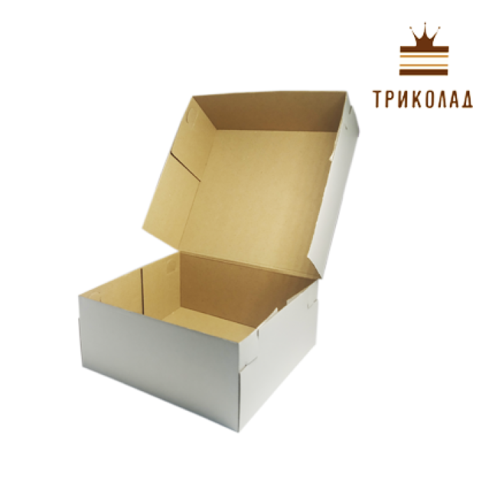 Коробка для торта 230*230*100 мм, 3 шт Коробка для торта 230*230*100 мм, 3 шт
