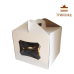 Коробка для торта 300*300*250 з вікном, 3 шт