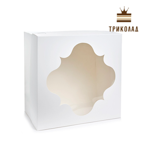 Коробка для торта з вікном, 300*300*150 мм, LP, 3 шт.