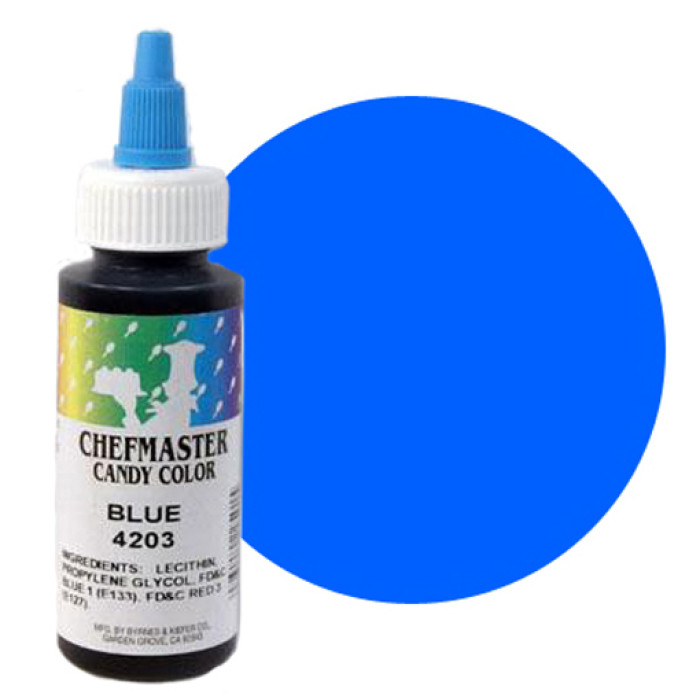 Синій 4203 Chefmaster Candy Color, барвник для шоколаду. Флакон 56,7 г Синій 4203 Chefmaster Candy Color, барвник для шоколаду. Флакон 56,7 г