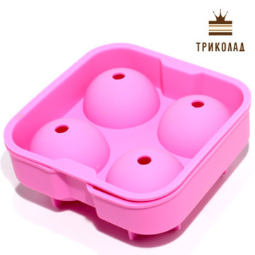 Силіконова форма для кейк-попсів d 6,5 см 4 шт, SNS