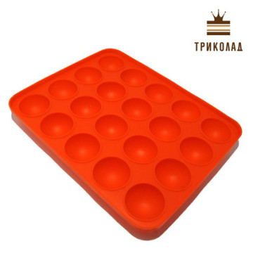 Силіконова форма для кейк-попсів d 3,5 см