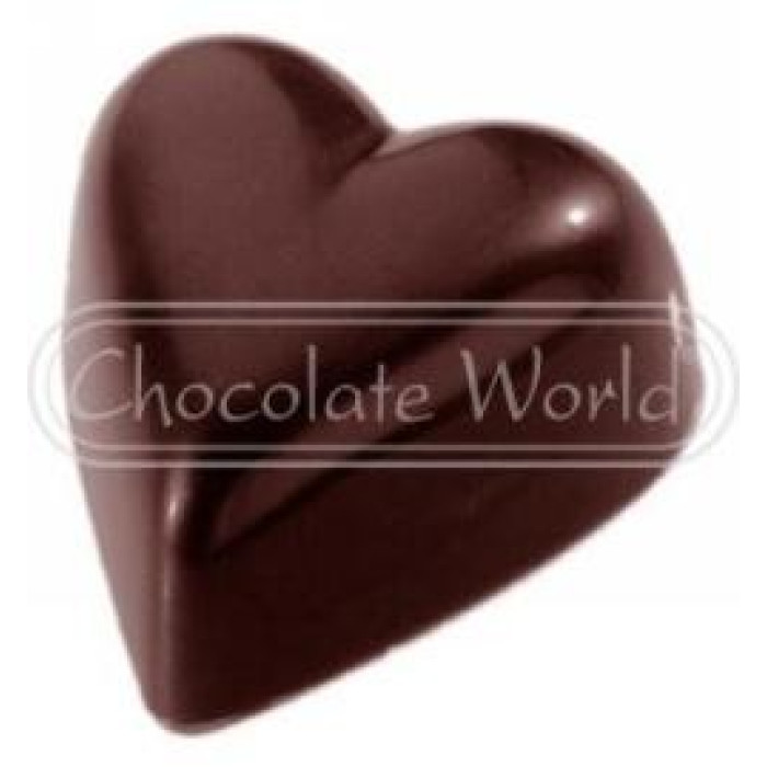 Форма полікарбонатна для цукерок Серце, Chocolate World, Бельгія, 1 шт. Форма полікарбонатна для цукерок Серце, Chocolate World, Бельгія, 1 шт.