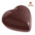 Серце 33 х 33 х 11 мм. Форма №2175 полікарбонатна 275 х 175 х 24 мм Chocolate World, Бельгія