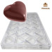 Серце 33 х 33 х 11 мм. Форма №2175 полікарбонатна 275 х 175 х 24 мм Chocolate World, Бельгія