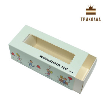 Коробка для макаронів 140*49*59 мм 