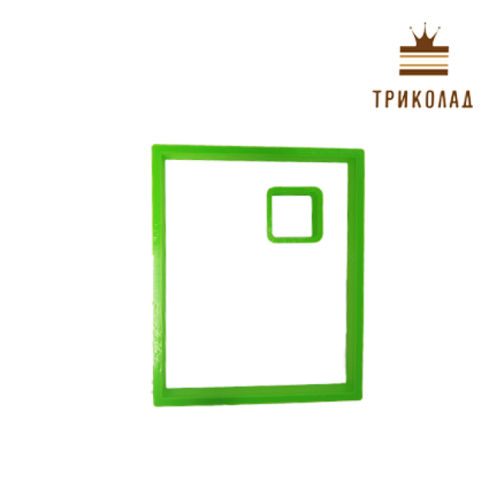 Набір, вирубка пластикова + трафарет Набір, вирубка пластикова + трафарет