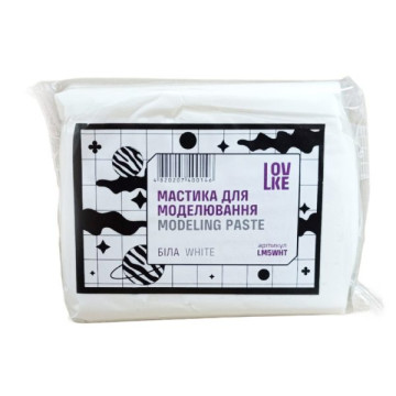 Мастика біла для моделювання LOVKE 500 г
