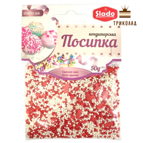 Мікс Мікі М №2. Суміш посипок (П596). ТМ Сладо, Україна, 50 г