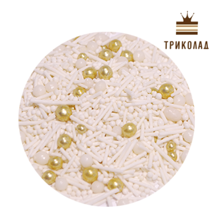 Декор цукровий Весільний коктейль №2, 80 г (П533), ТМ Сладо
