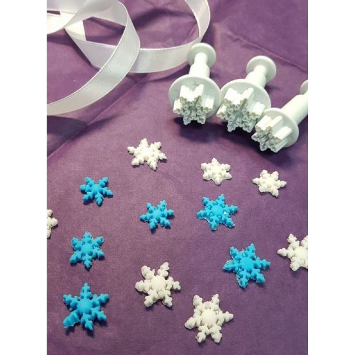 Плунжер "Сніжинки Mini Snowflakes", 3 шт Плунжер "Сніжинки Mini Snowflakes", 3 шт