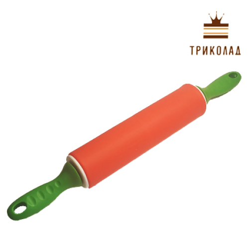 Качалка силіконова кольорова, з ручками, робоча поверхня 24,5 см, SNS